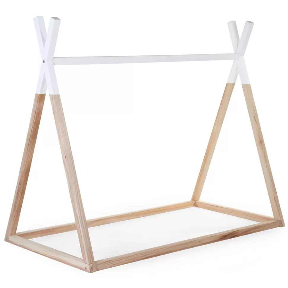 Childhome Meuble Bébé>Lit Bébé Tipi Naturel et Blanc - 70 x 140 cm