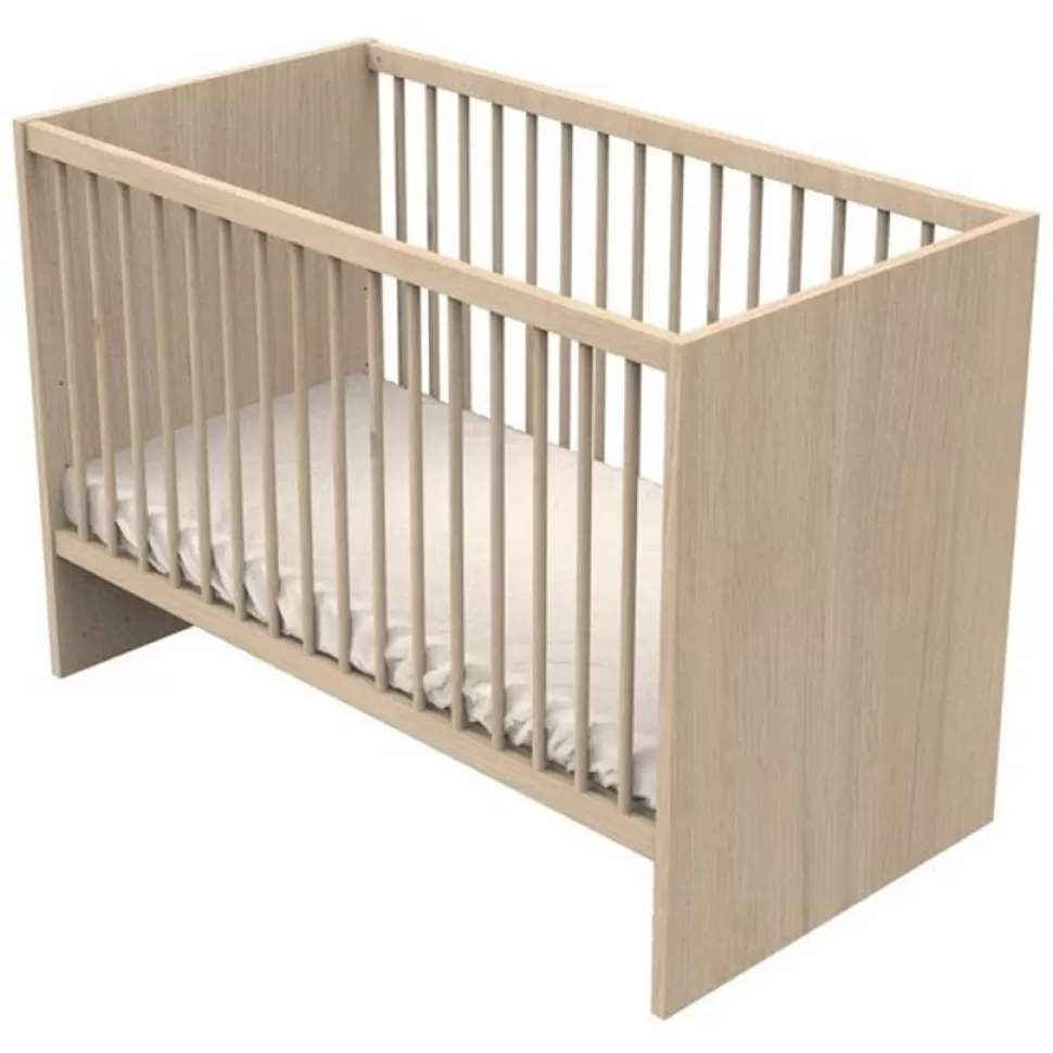 Sauthon Meuble Bébé>Lit Bébé Tokyo Chêne Suave - 60 x 120 cm