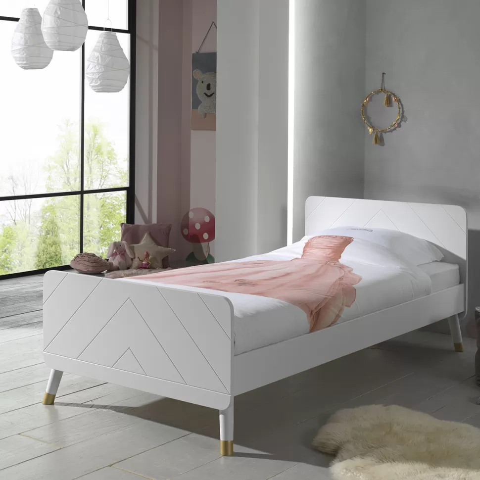 JAXX Meuble Bébé>Lit Billy Satin White - 90 x 200 cm