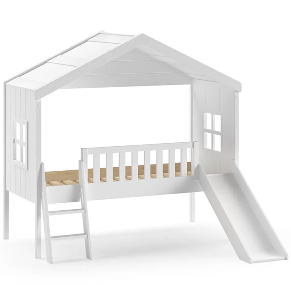 JAXX Meuble Bébé>Lit Cabane Housebed Blanc - 90 x 200 cm