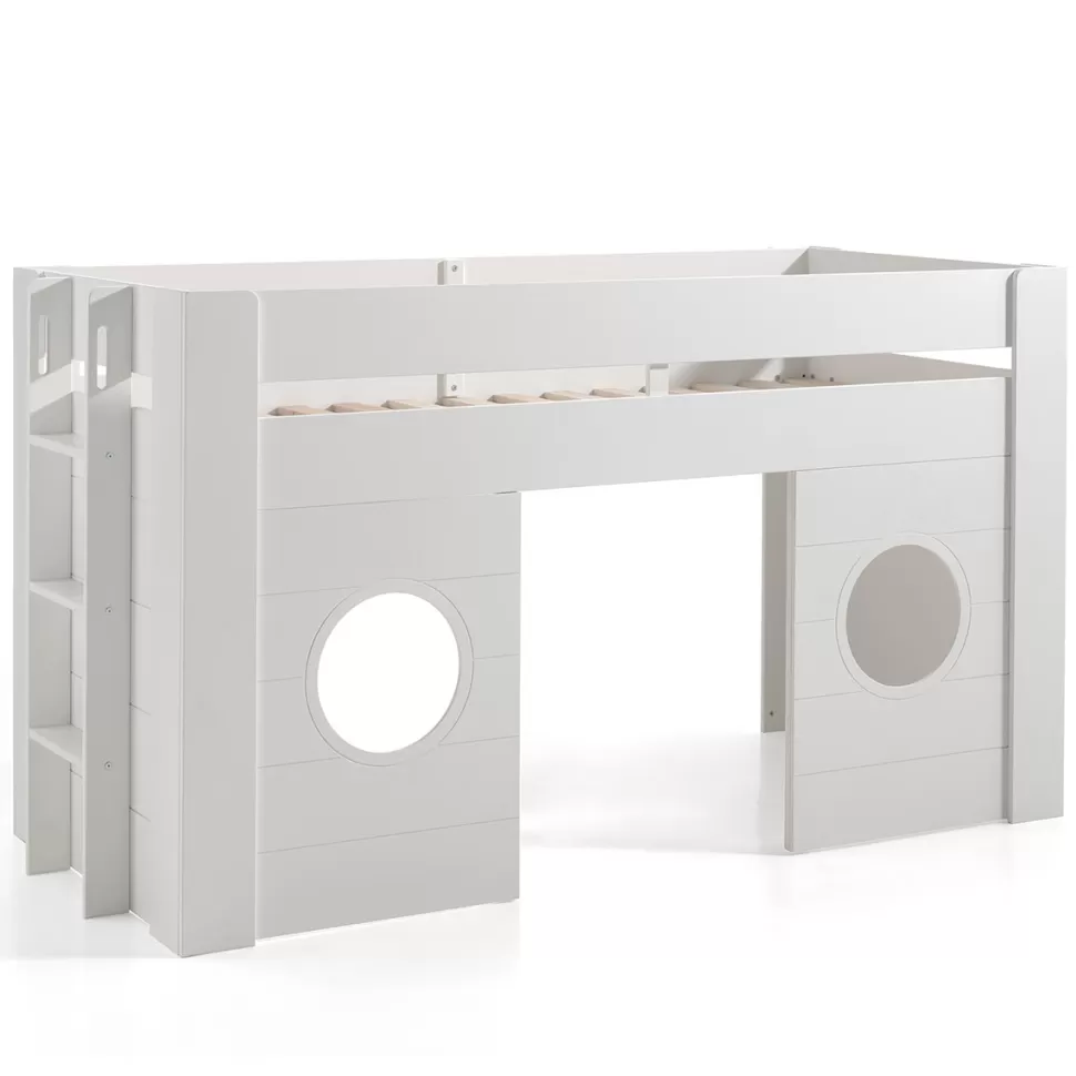 JAXX Meuble Bébé>Lit Mezzanine Freya Blanc - 90 x 200 cm