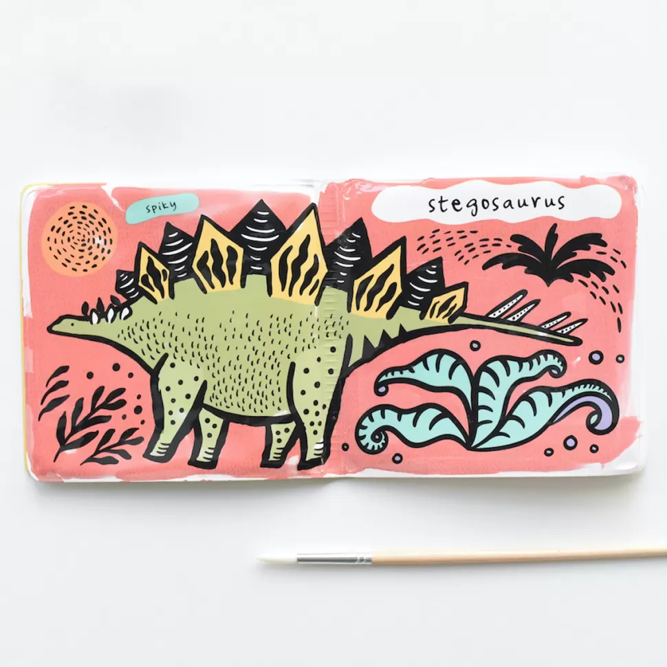 Wee Gallery Livres>Livre de Bain Color Me - Who Loves Dinosaurs