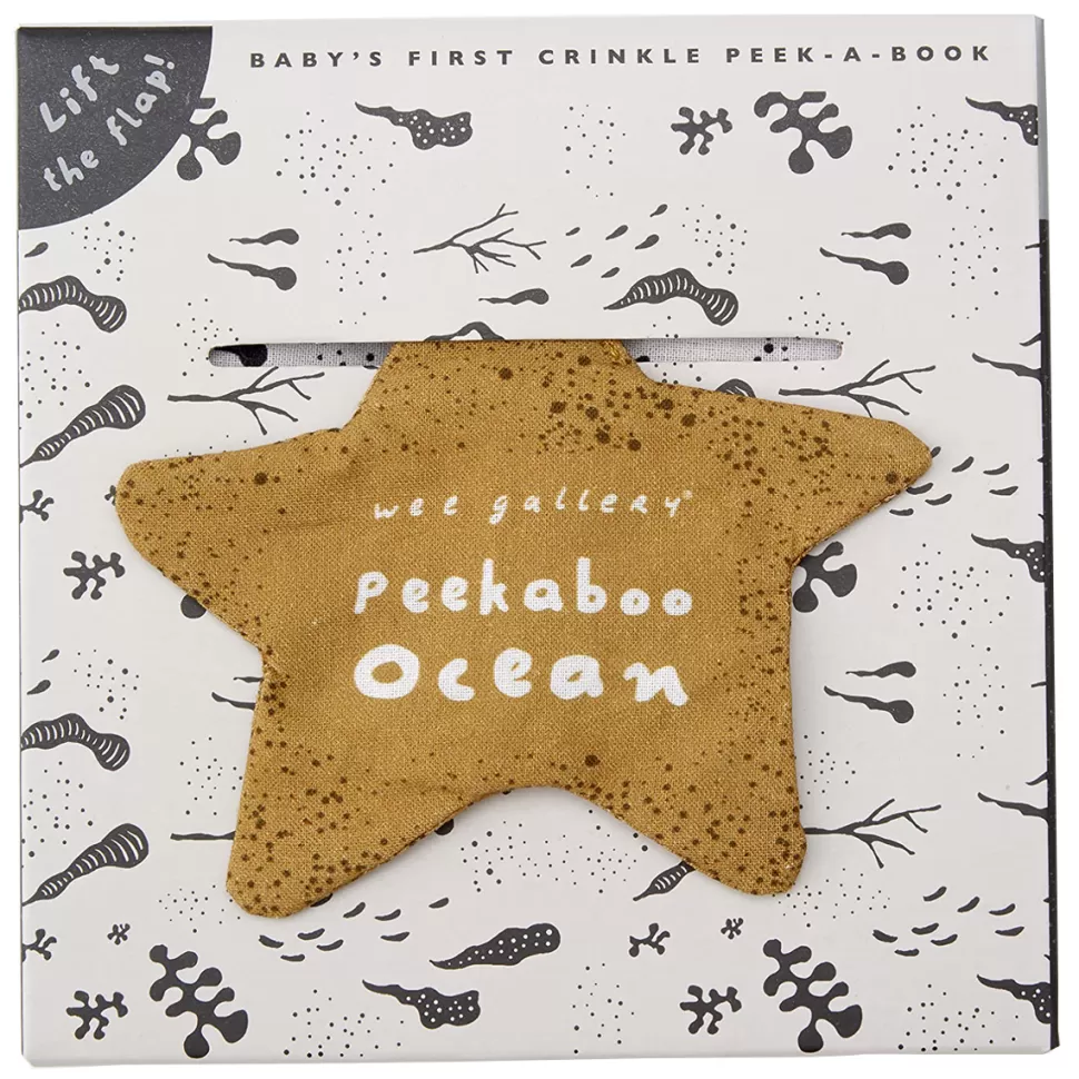 Wee Gallery Livres>Livre en Tissu - Peekaboo Ocean