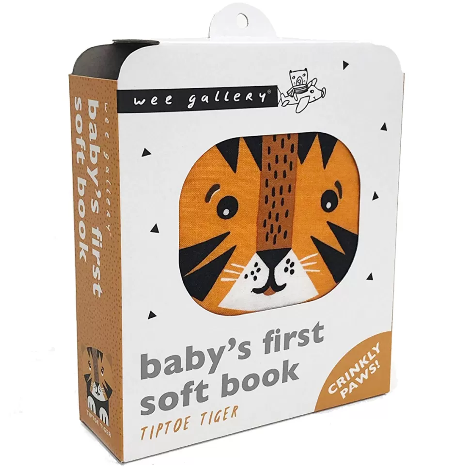 Wee Gallery Livres>Livre en Tissu - Tigre