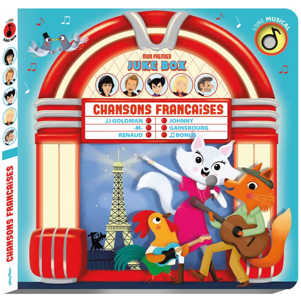 playBac Livres>Livre Musical Mon Premier Jukebox Chansons Françaises