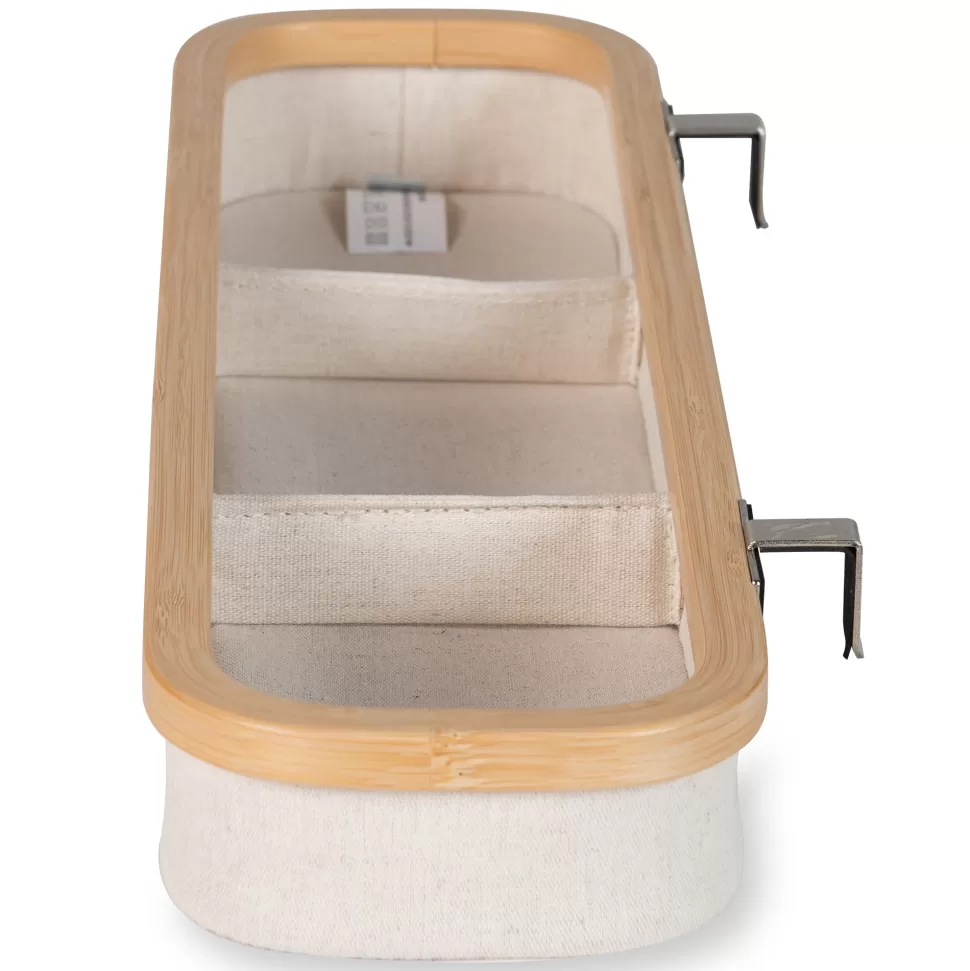 Quax Rangement>Long Panier à Suspendre - Beige Natural
