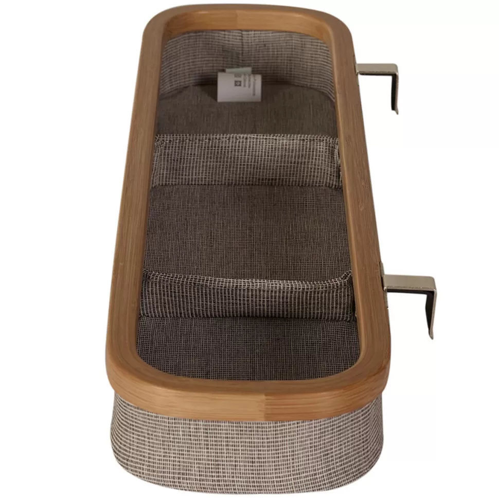 Quax Rangement>Long Panier à Suspendre - Grey Natural