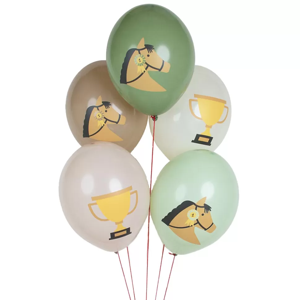 My Little Day Décoration>Lot de 5 Ballons - Cheval