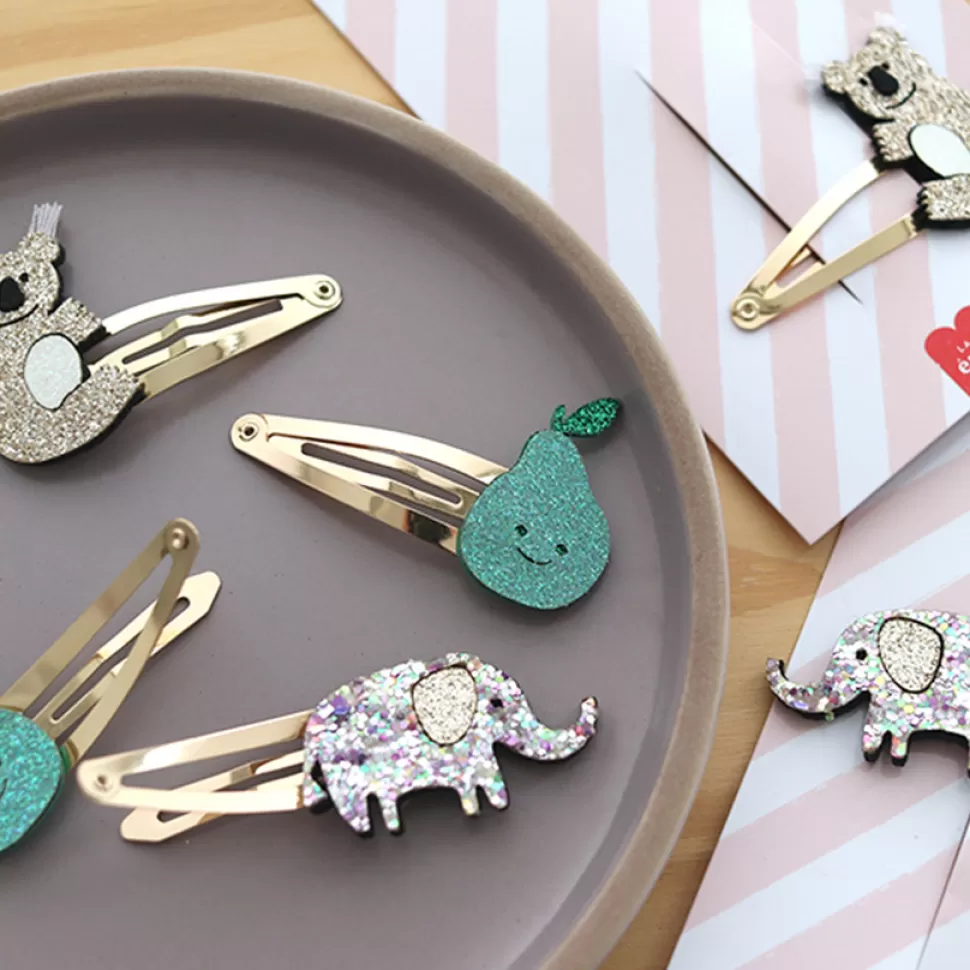 La Petite Epicerie Accessoires Bébé>Lot de 2 Barrettes Cheveux - Koalas