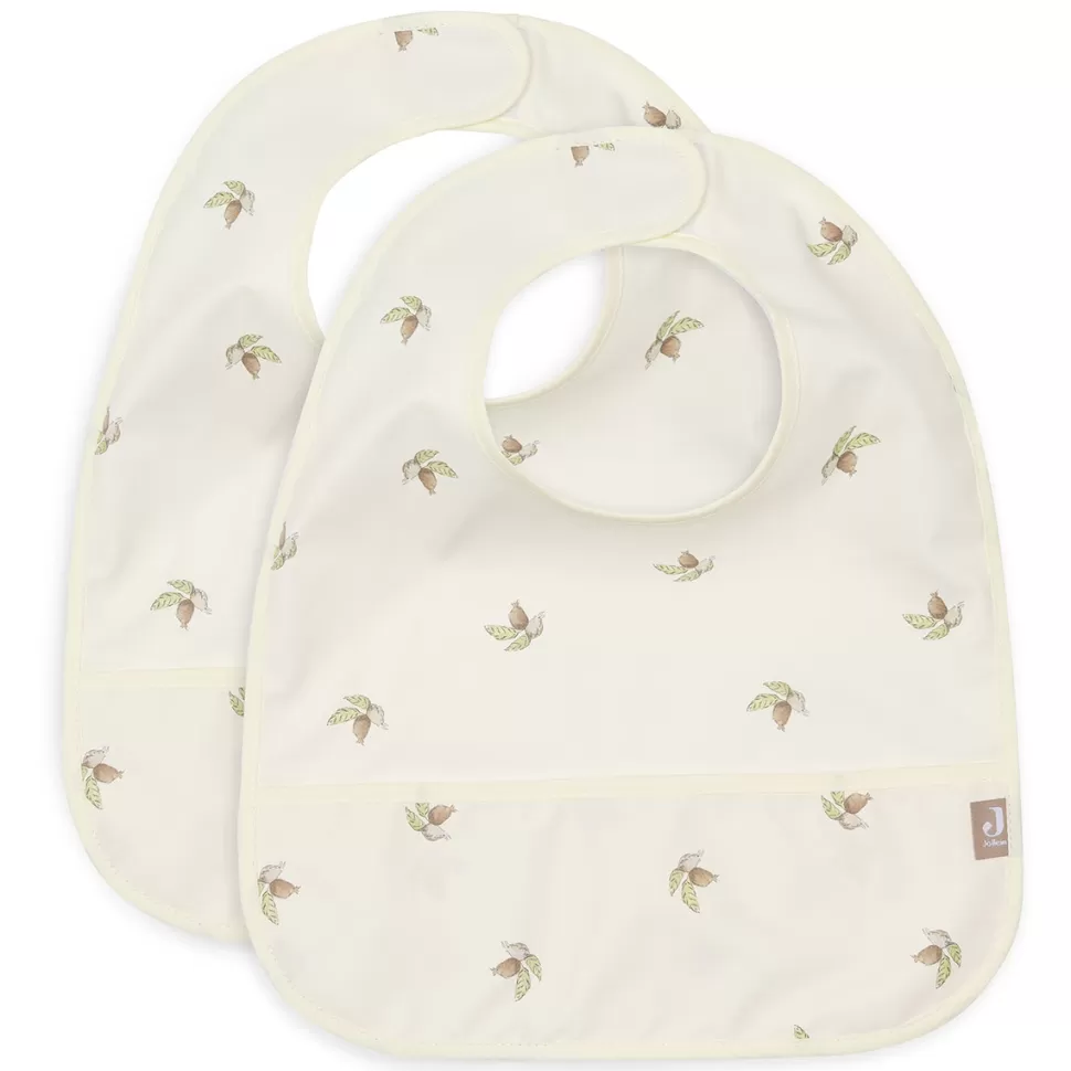 Jollein Bavoir | Repas>Lot de 2 Bavoirs - Roseship
