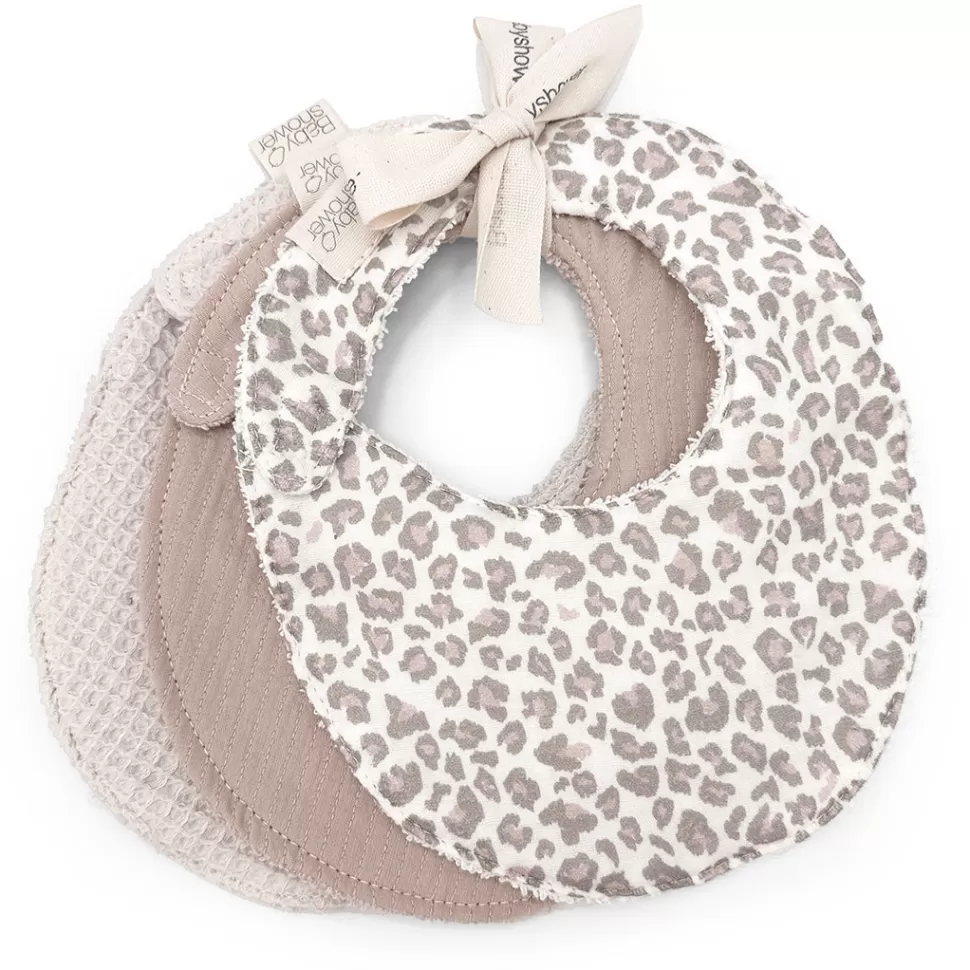 Babyshower Bavoir | Repas>Lot de 3 Bavoirs - Soft Print