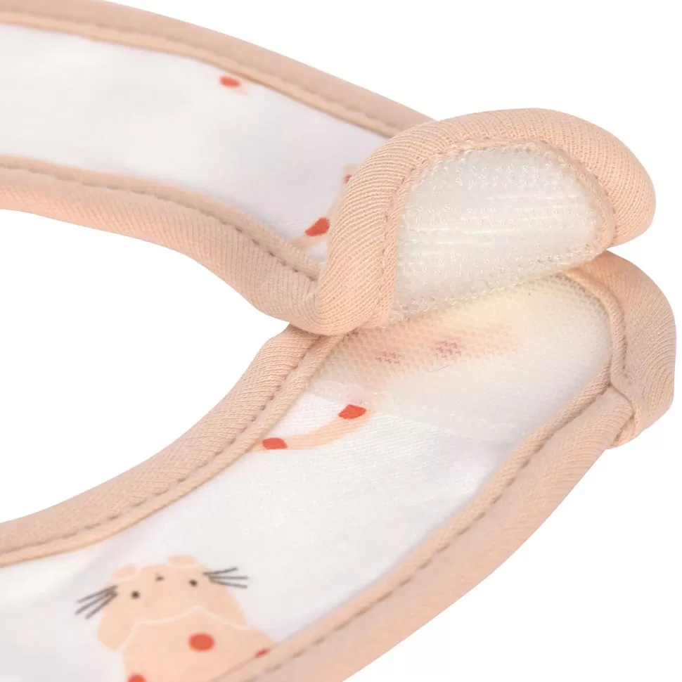 LÄSSIG Bavoir Personnalisé | Bavoir>Lot de 5 Bavoirs Eponge Little Matey Orange Epicée - 3/18 Mois