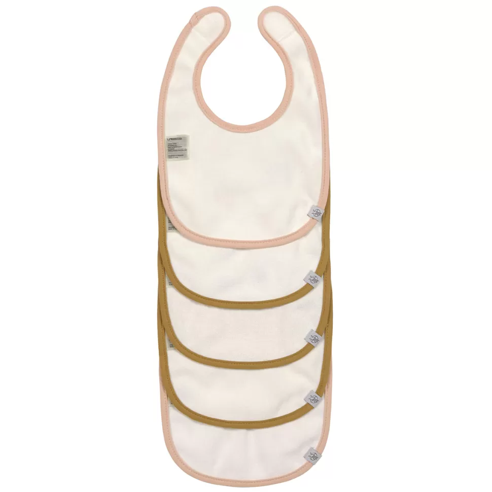 LÄSSIG Bavoir Personnalisé | Bavoir>Lot de 5 Bavoirs Eponge Little Matey Orange Epicée - 3/18 Mois