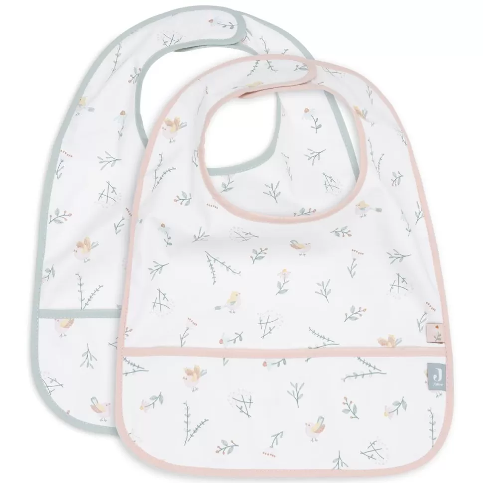 Jollein Bavoir | Repas>Lot de 2 Bavoirs Imperméables - Lovely Birds