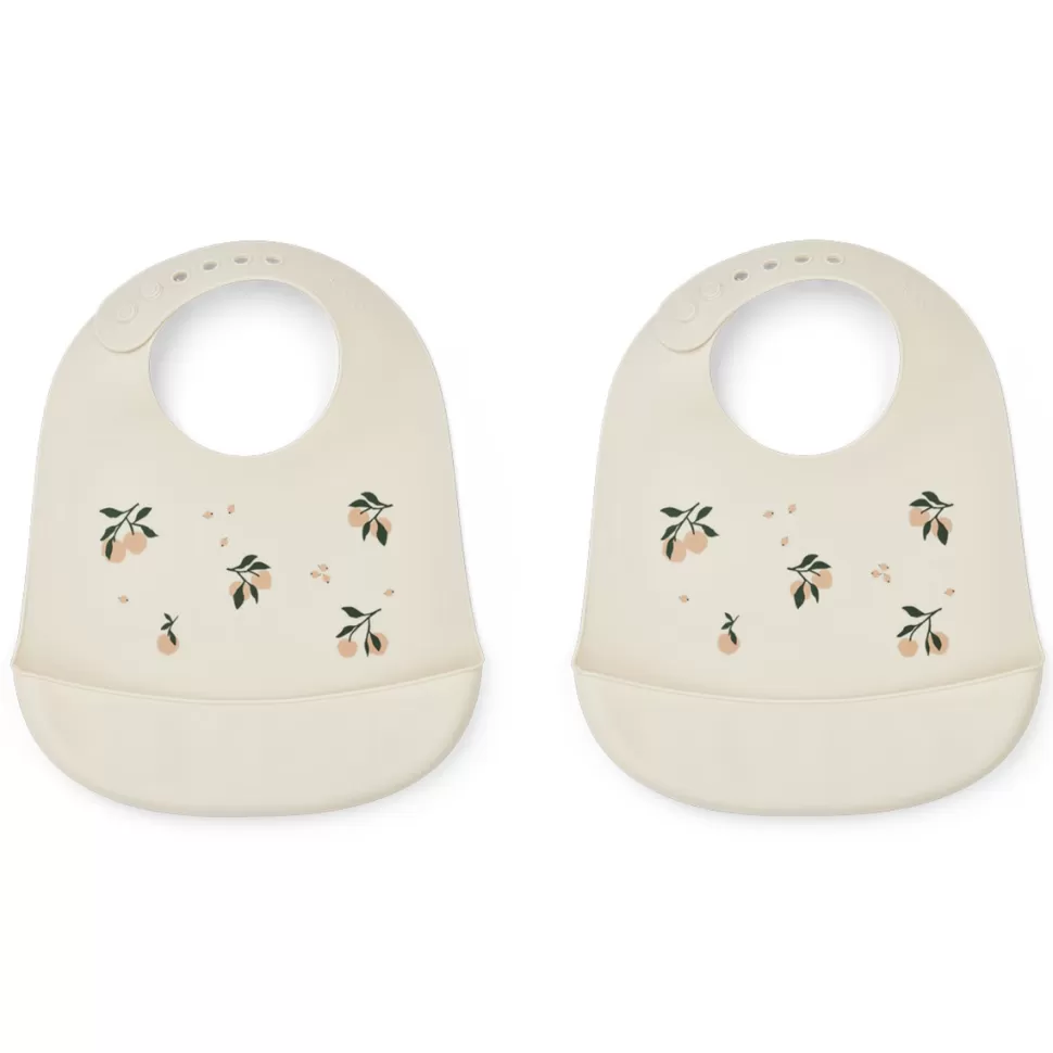 Liewood Bavoir>Lot de 2 Bavoirs Tilda - Peach Sea Shell Mix
