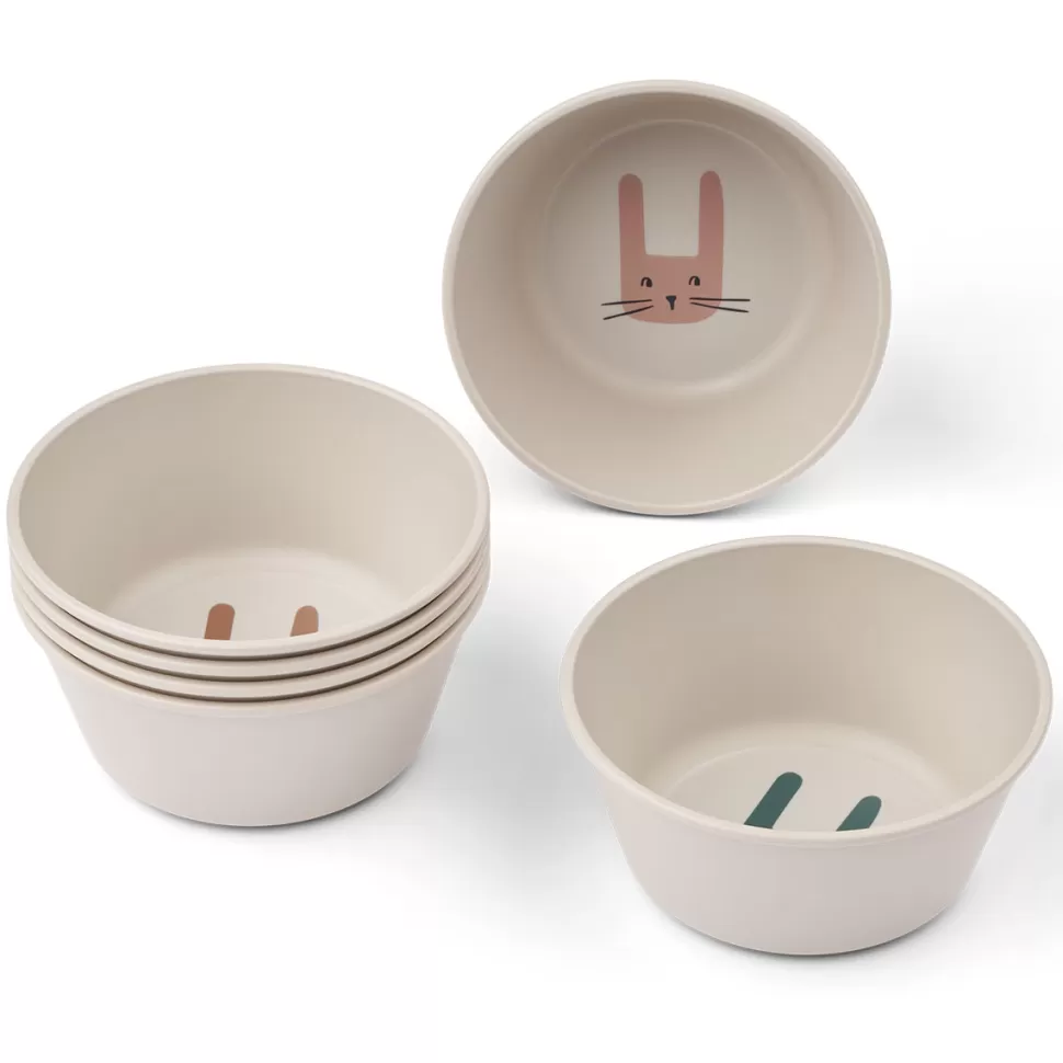 Liewood Repas>Lot de 6 Bols Cees - Bunny Sandy