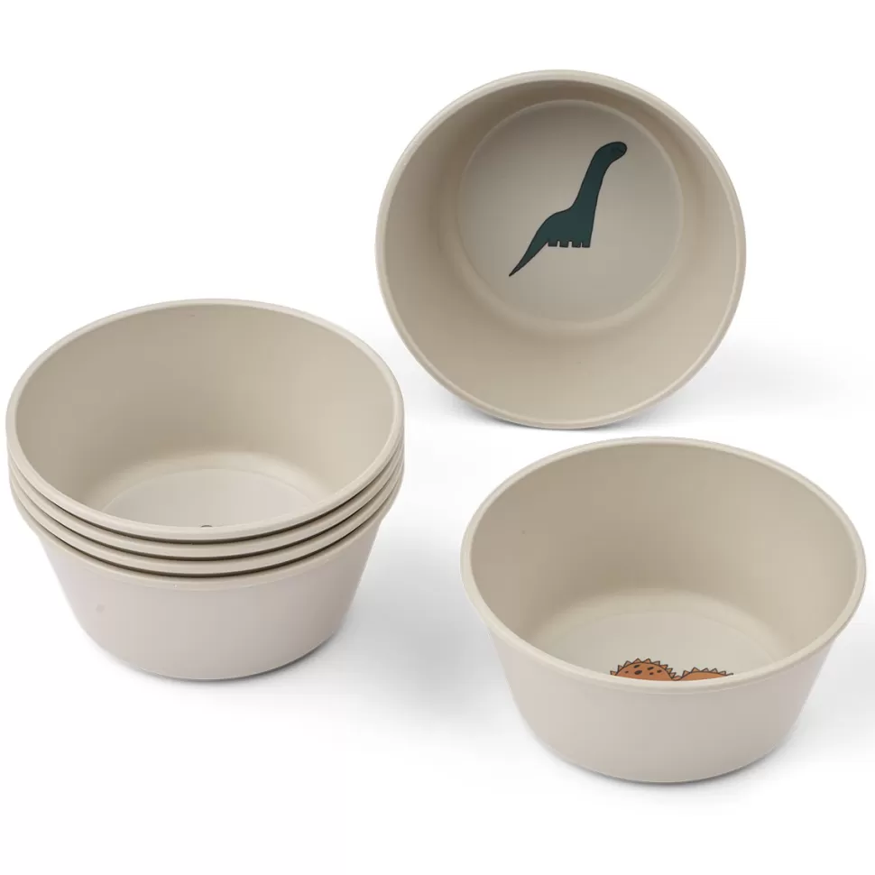 Liewood Repas>Lot de 6 Bols Cees - Dinosaurs Mist