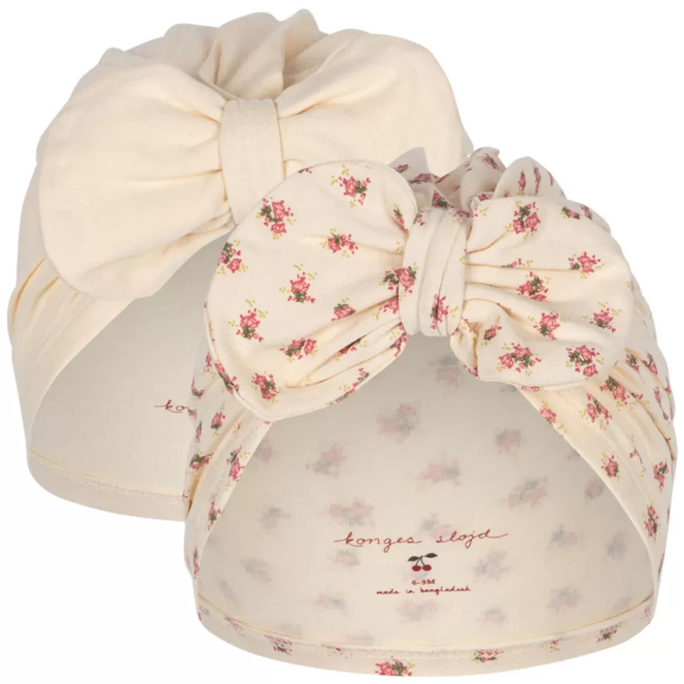 Konges Sløjd Accessoires Bébé>Lot de 2 Bonnets Bambi Buttercream & Bloomie - 0/3 Mois