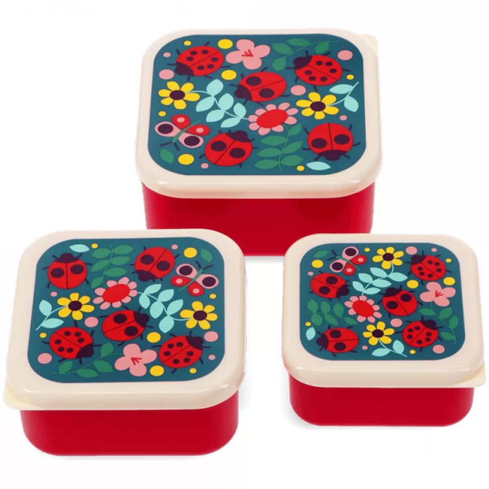 Rex London Repas>Lot de 3 Boîtes - Coccinelle