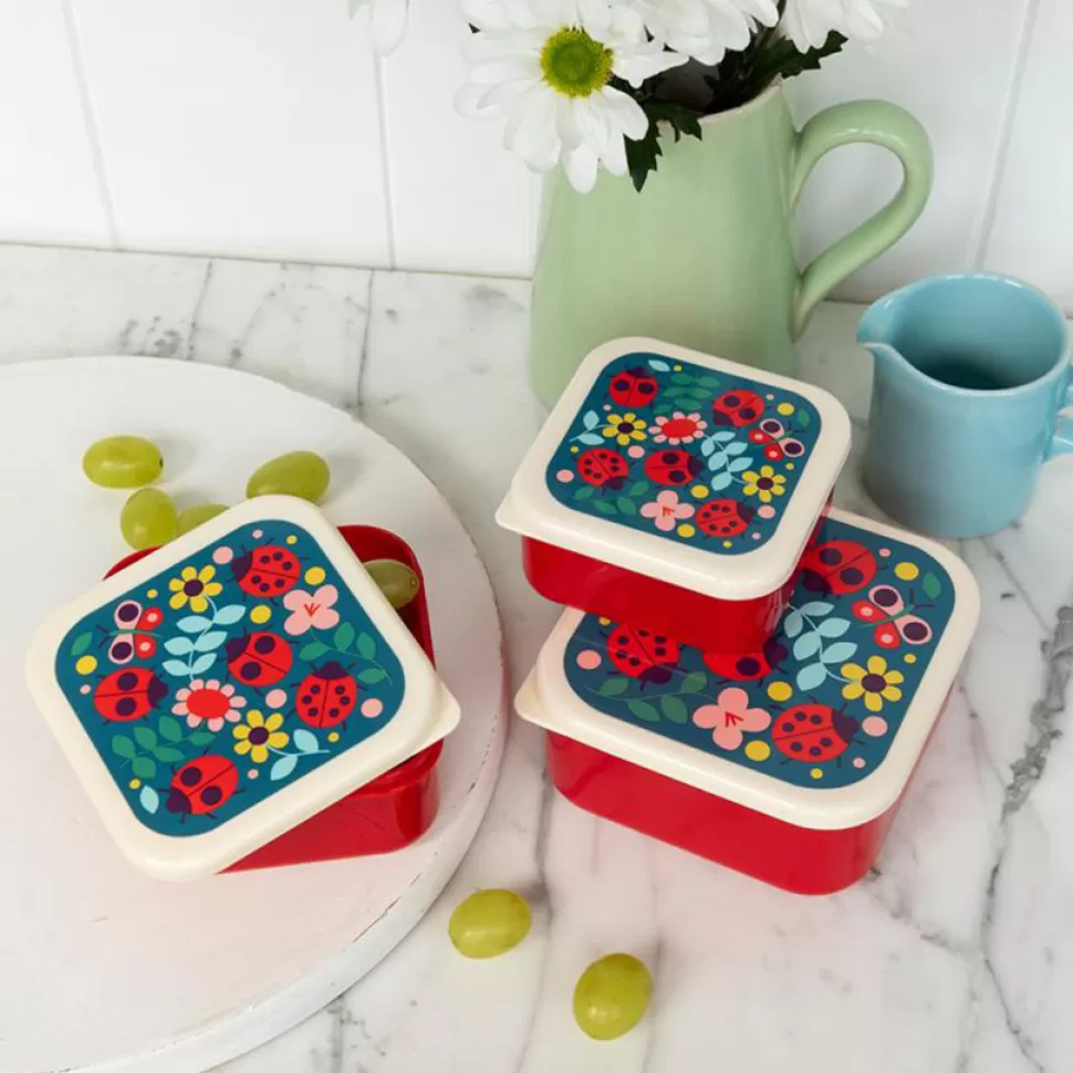 Rex London Repas>Lot de 3 Boîtes - Coccinelle