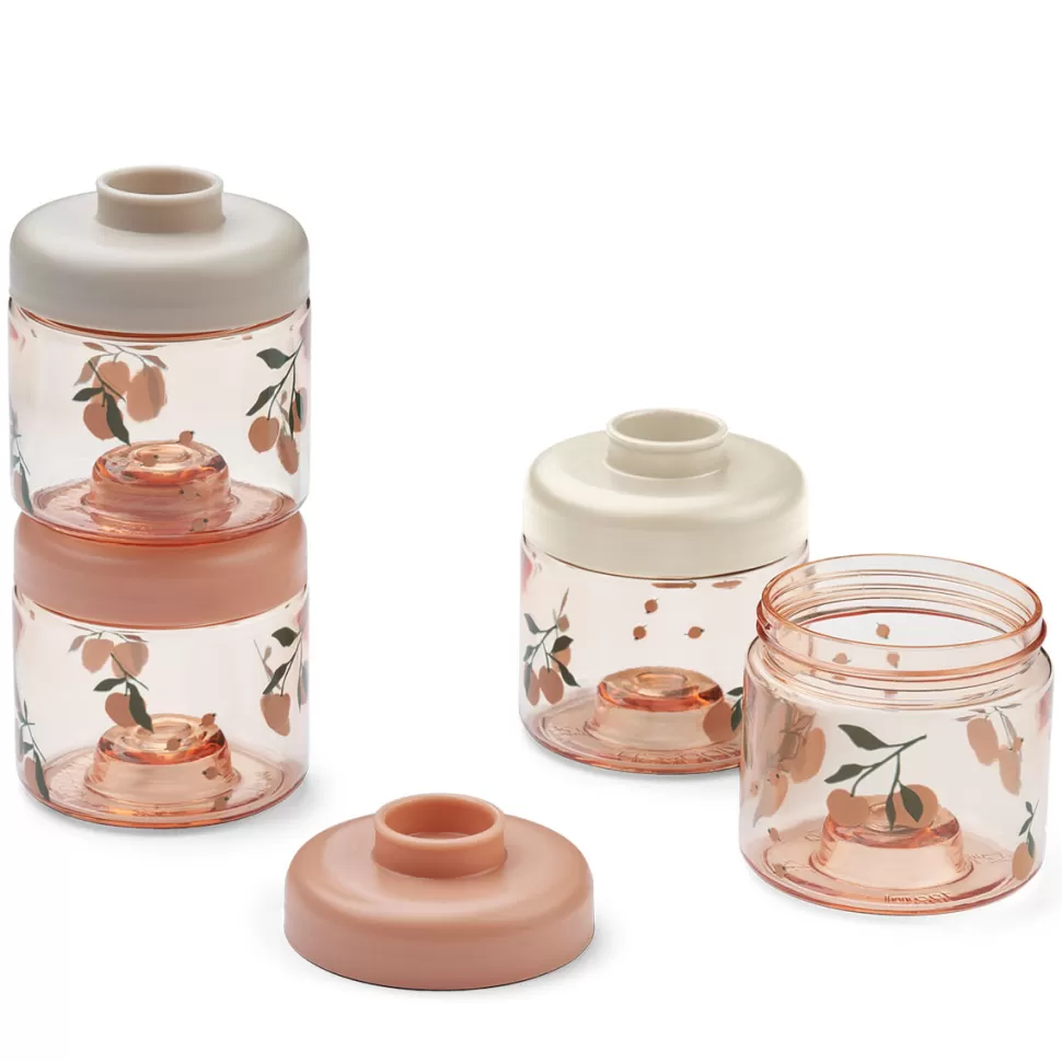Liewood Repas>Lot de 4 Boîtes de Conservation Dominique - Peach Sea Shell