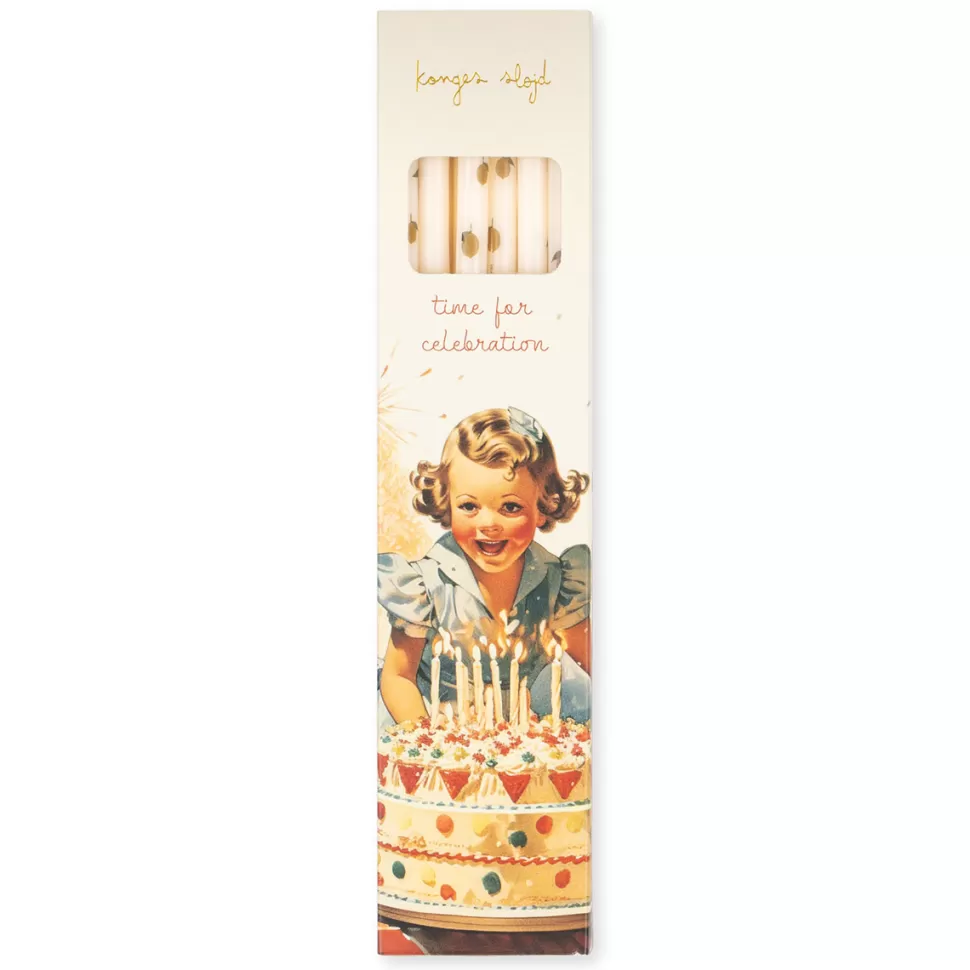 Konges Sløjd Loisirs Créatifs>Lot de 12 Bougies d'Anniversaire - Lemon