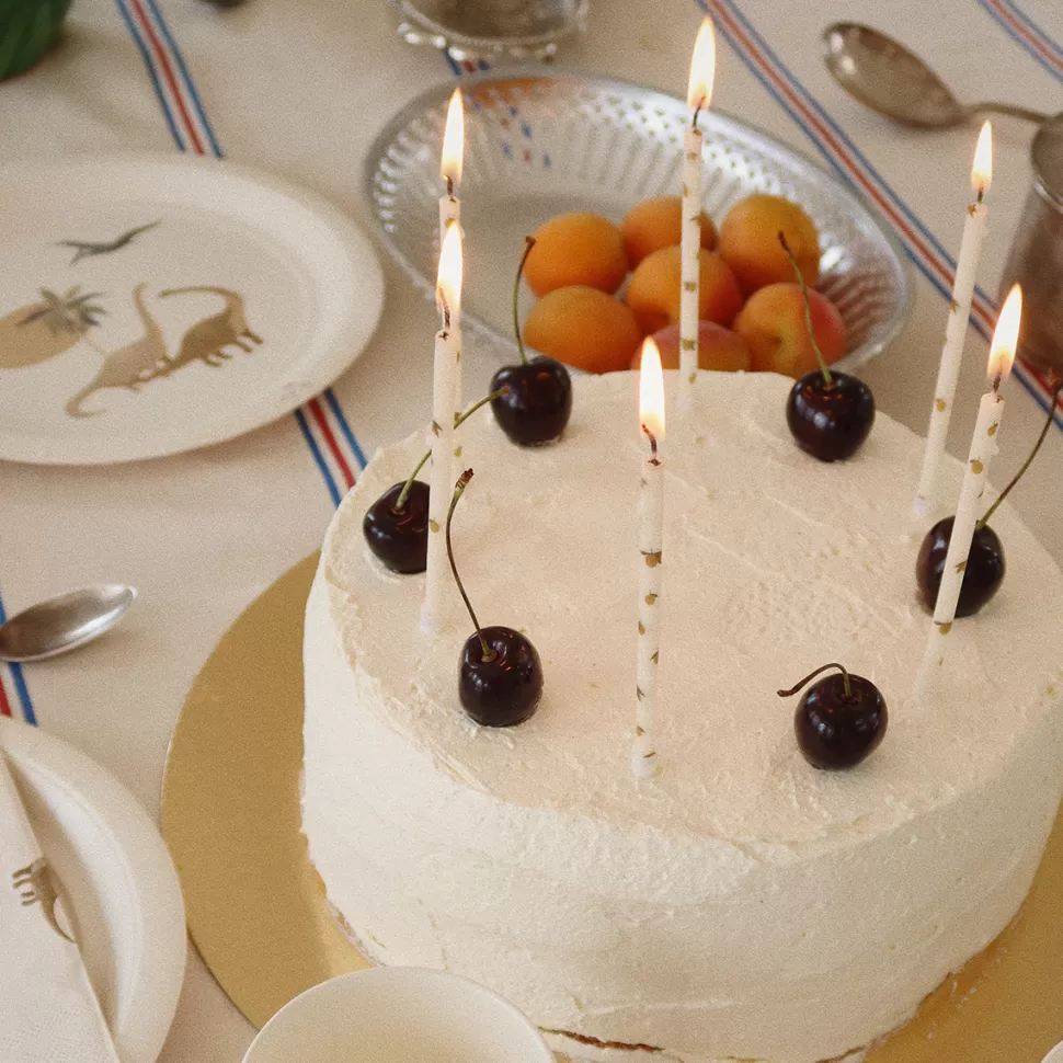 Konges Sløjd Loisirs Créatifs>Lot de 12 Bougies d'Anniversaire - Lemon