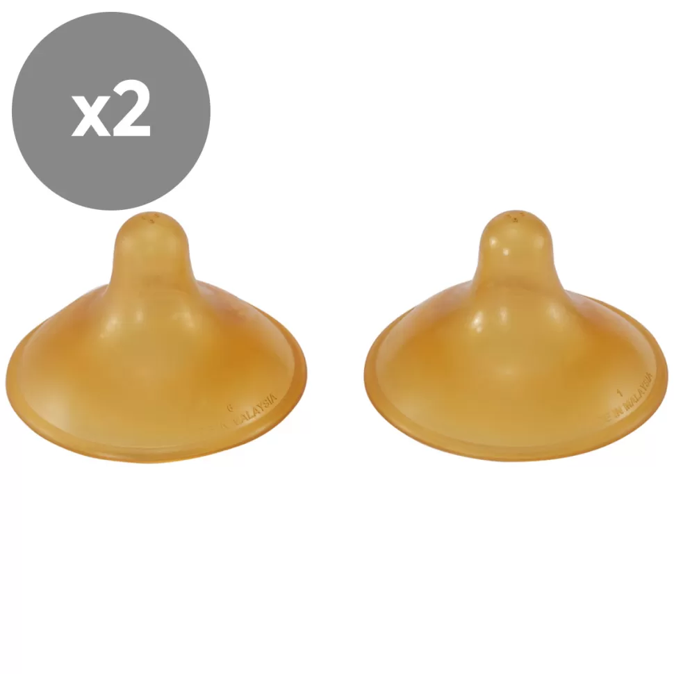 HEVEA Allaitement>Lot de 2 Bouts de Sein - Taille M