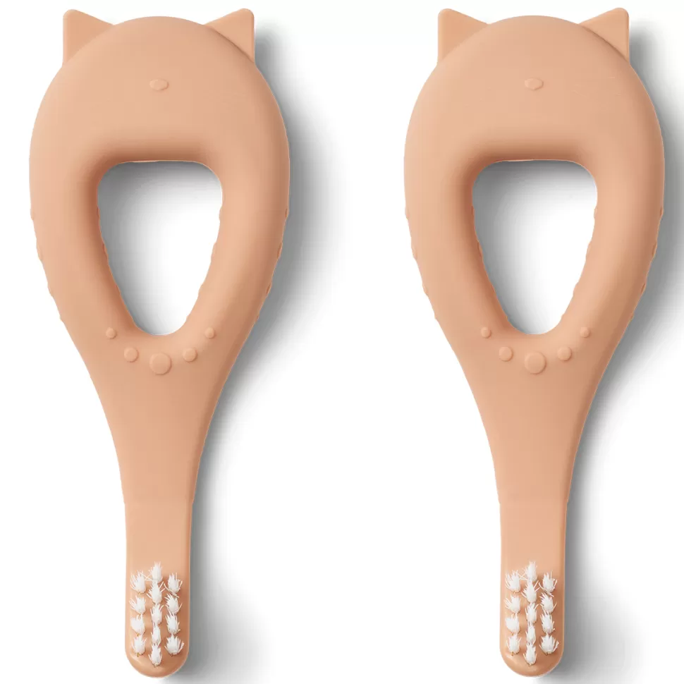 Liewood Hygiène & Soin>Lot de 2 Brosses à Dents Janelle - Tuscany Rose