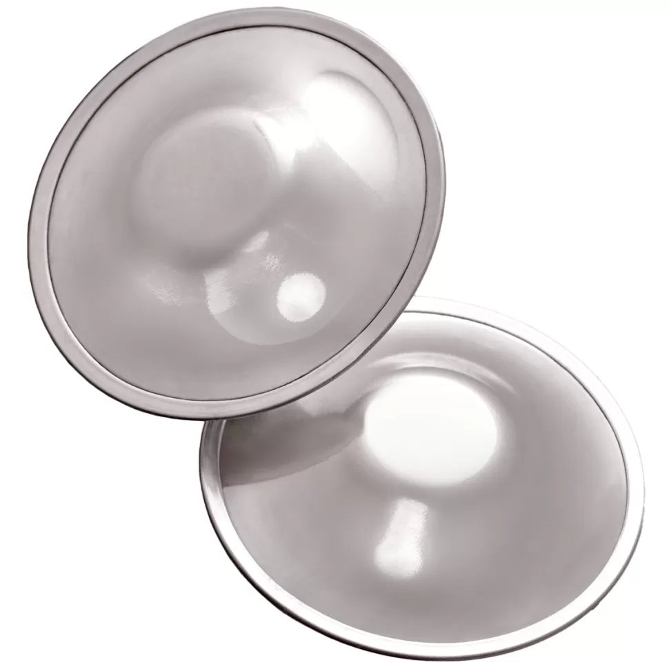 Noacups Allaitement>Lot de 2 Coupelles d'Allaitement en Argent - Taille Unique