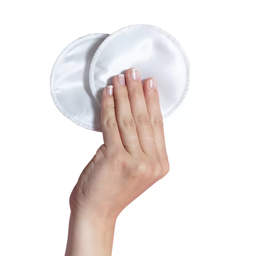 carriwell Allaitement>Lot de 6 Coussins d'Allaitement en Soie Blanc - Taille Unique