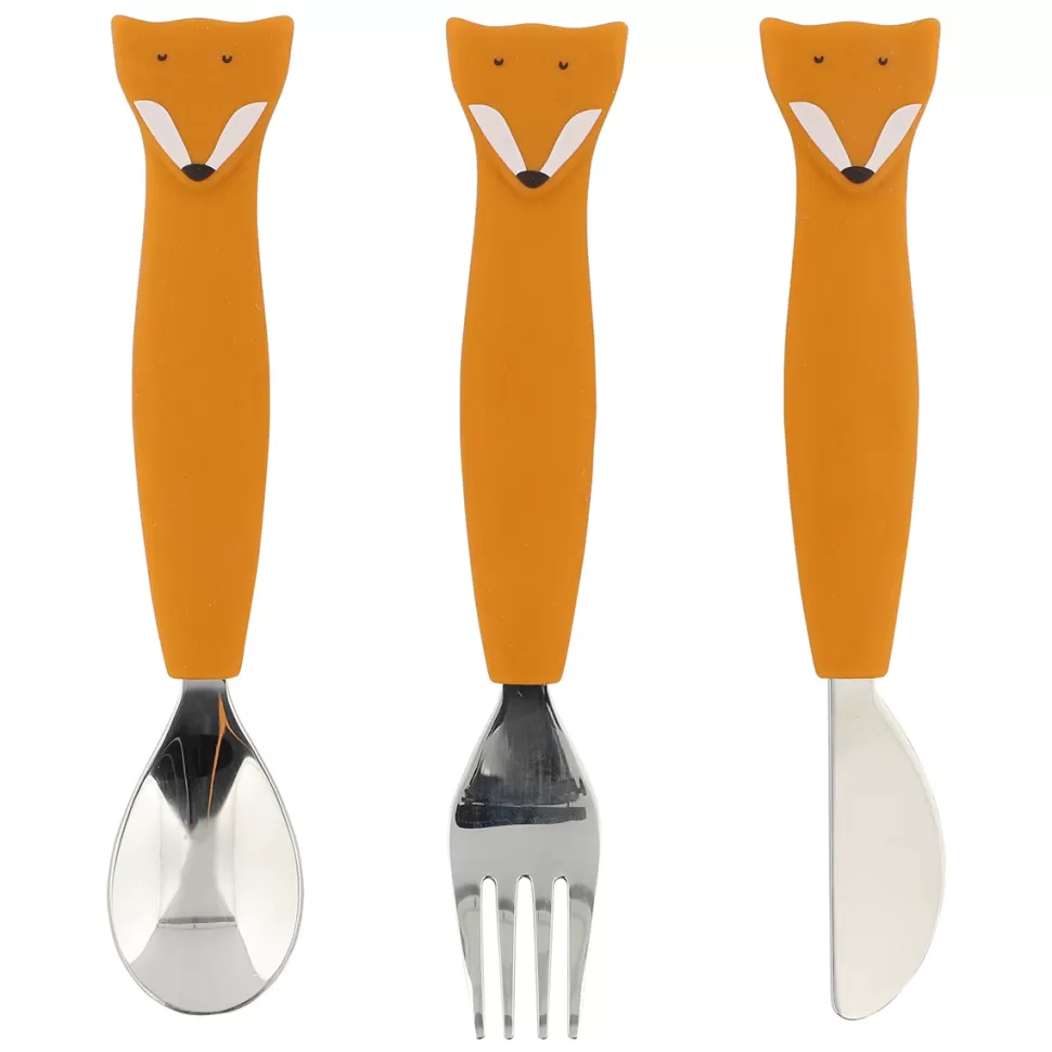 Trixie Baby Repas>Lot de 3 Couverts - Mr. Fox