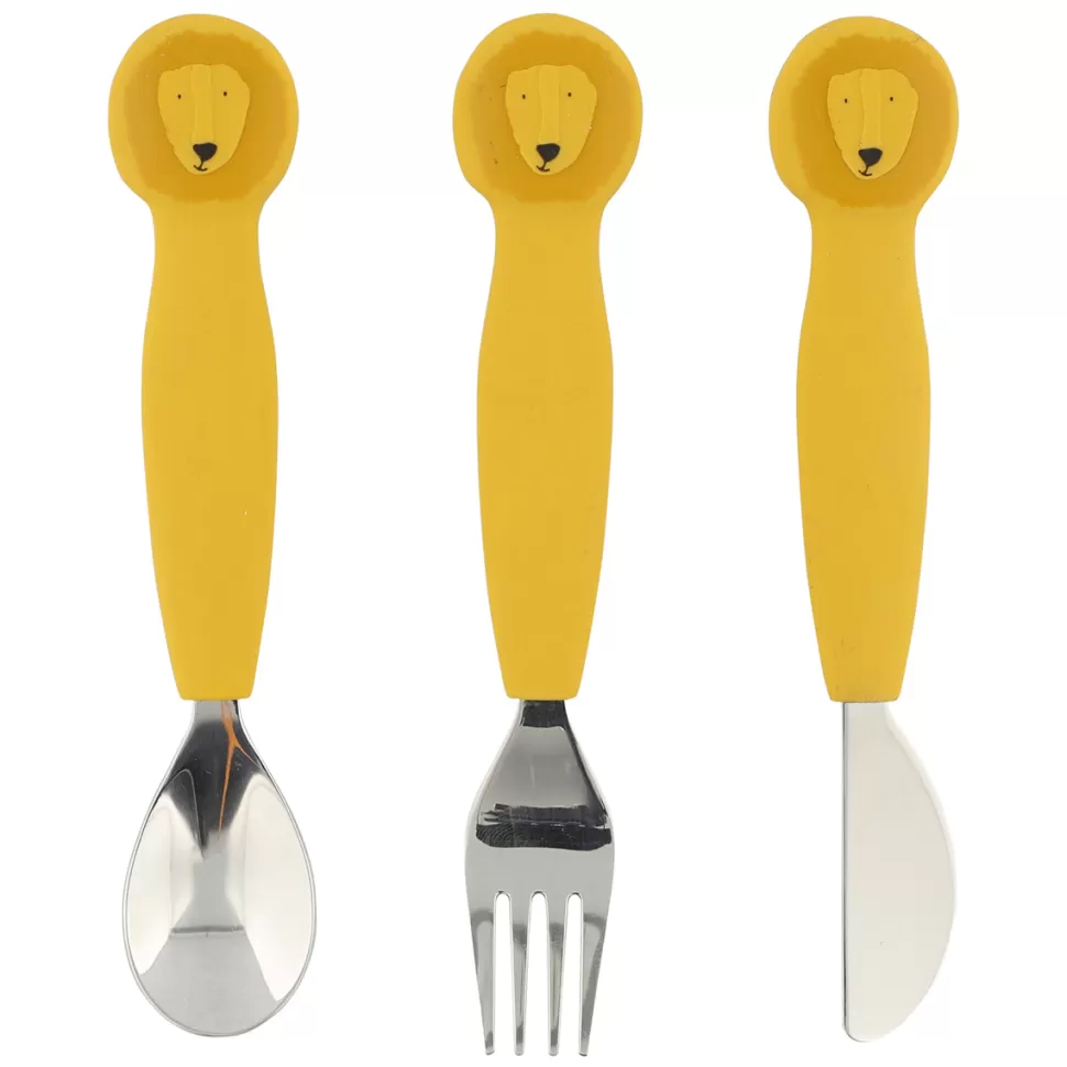 Trixie Baby Repas>Lot de 3 Couverts - Mr. Lion
