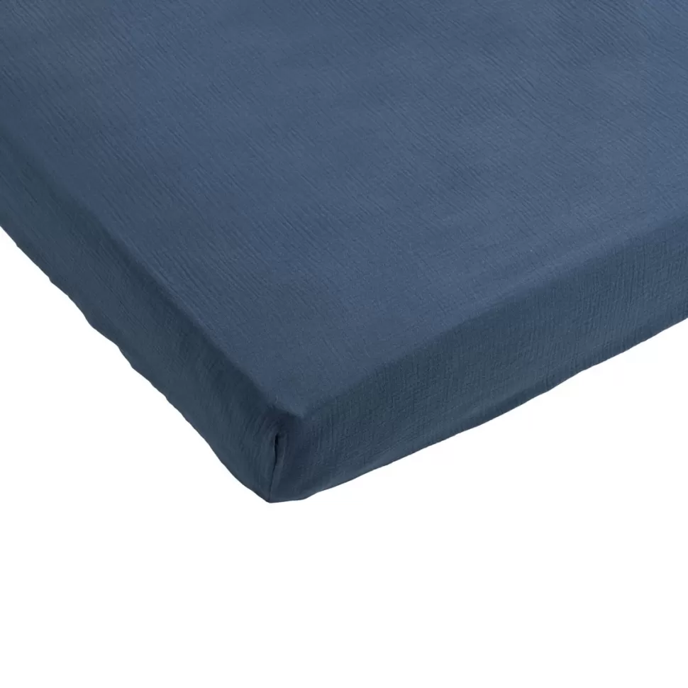 Sauthon Original Literie Bébé>Lot de 2 Draps Housse Original Galopin Bleu Saphir - 70 x 140 cm