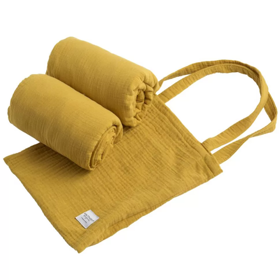 Sauthon Original Literie Bébé>Lot de 2 Draps Housse Original Galopin Jaune Topaze - 70 x 140 cm