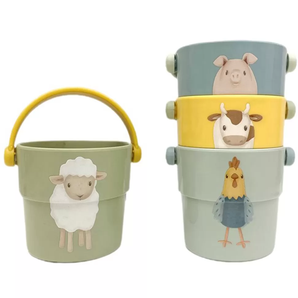 Little Dutch Mes Premiers Jouets>Lot de 4 Gobelets de Bain Little Farm