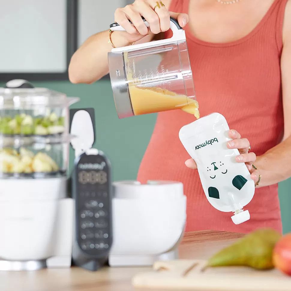 Babymoov Repas>Lot de 20 Gourdes Réutilisables ISY POUCHES - 150 ml