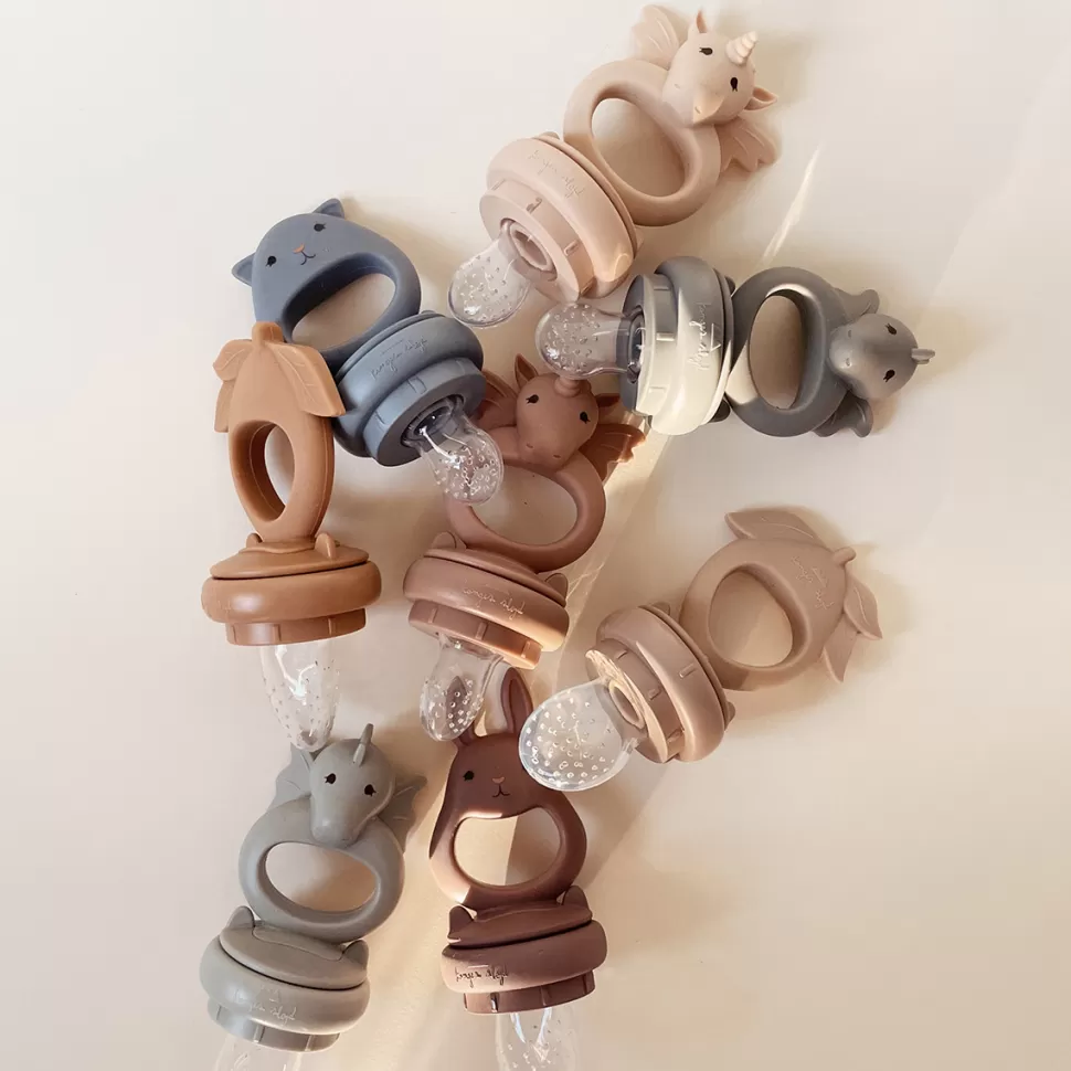 Konges Sløjd Succion>Lot de 2 Grignoteurs Citron et Hamster Warm Clay & Quicksilver - 6 Mois +