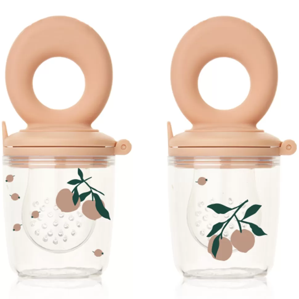 Liewood Succion>Lot de 2 Grignoteurs Peach Sea Shell - 0 Mois +