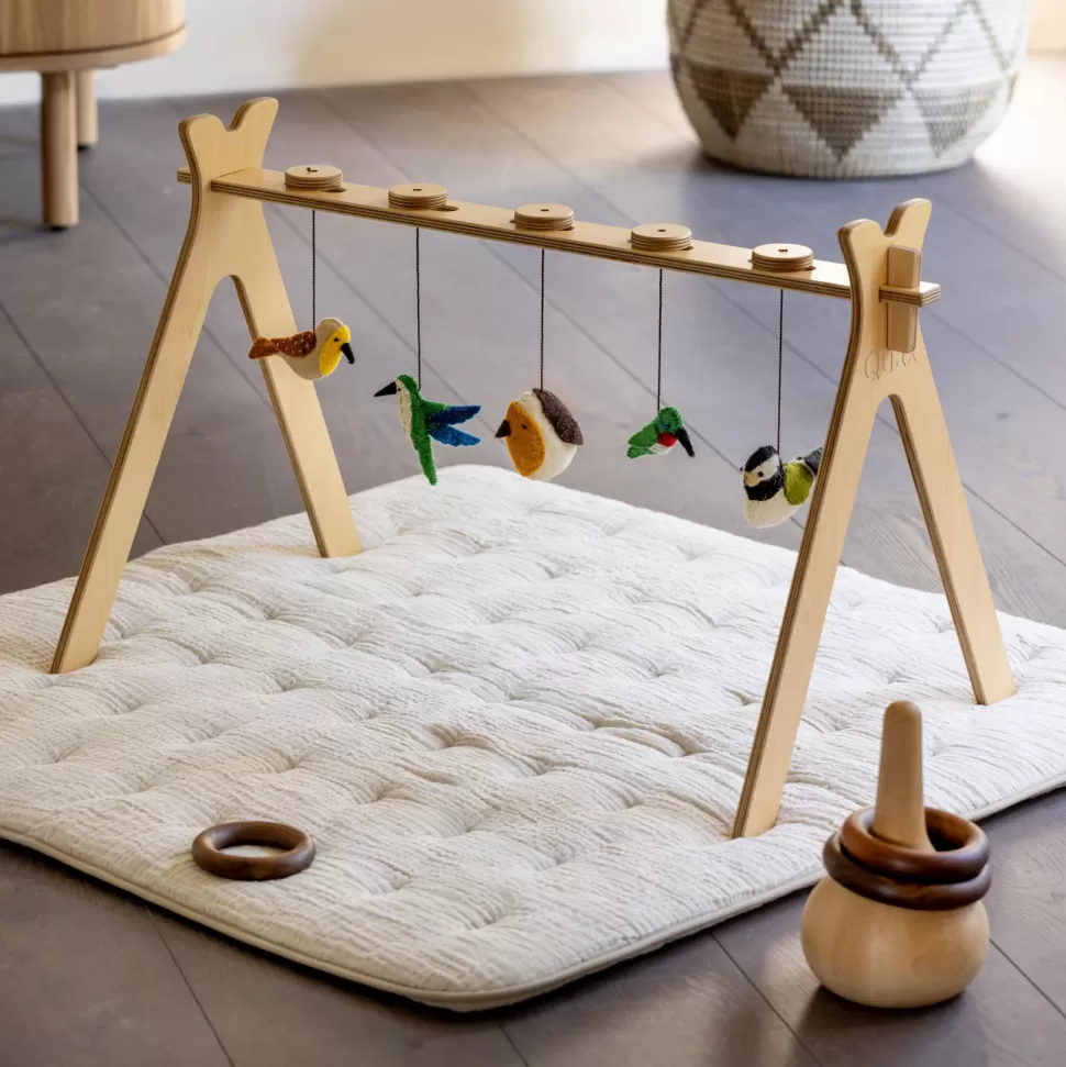 Quax Arche>Lot de 5 Jouets à Suspendre - Oiseaux