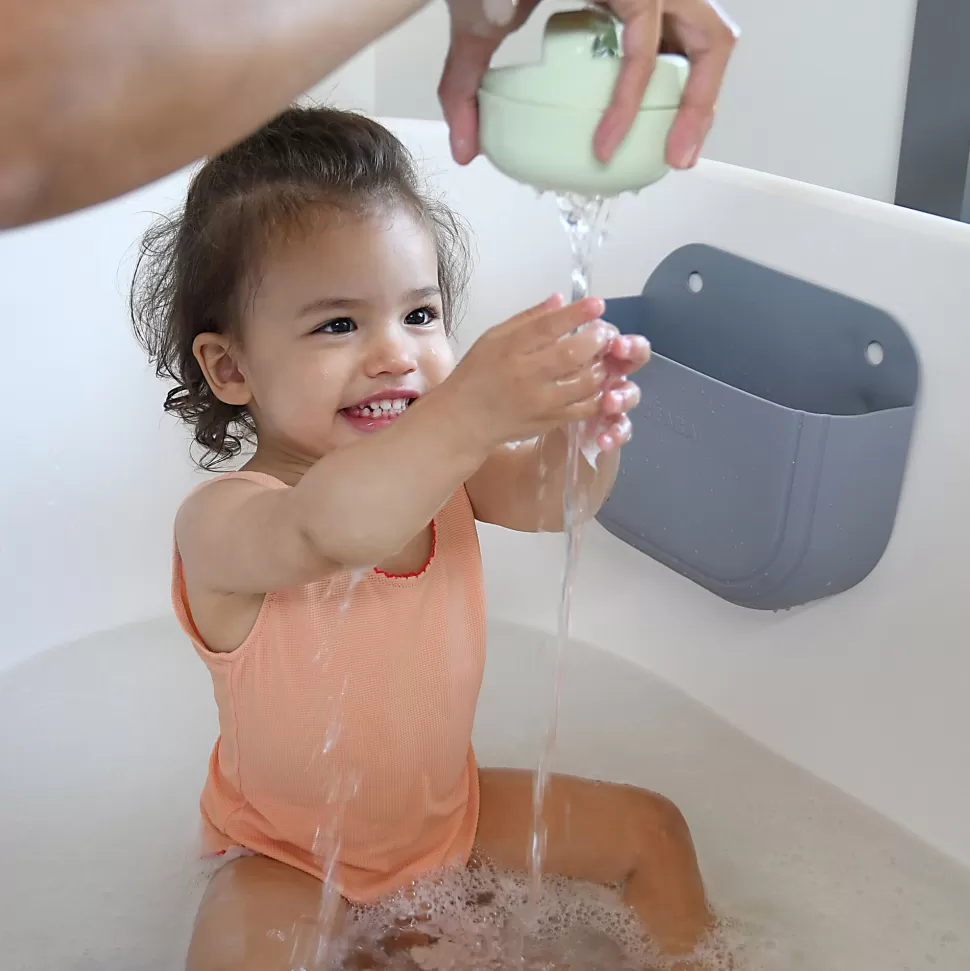 BÉABA Mes Premiers Jouets>Lot de 4 Jouets de Bain Silicone - Menthe au Lait Multi Couleurs