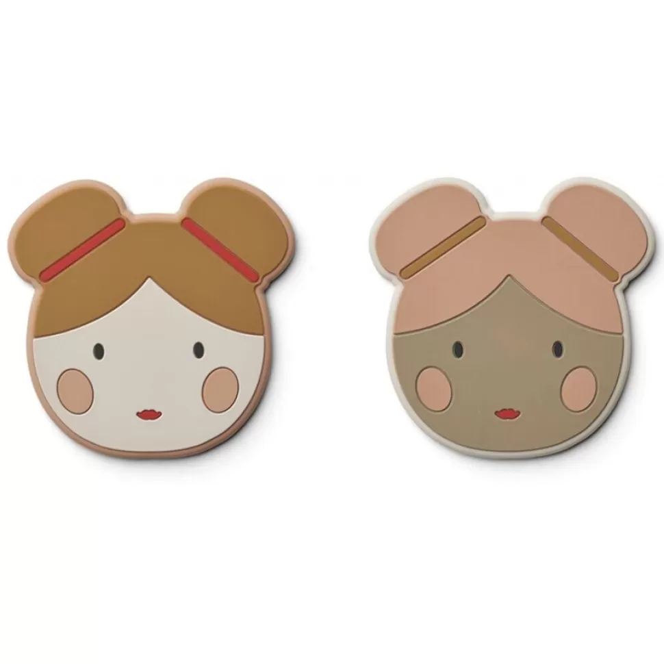 Liewood Hygiène & Soin>Lot de 2 Jouets de Dentition Gia - Doll Sandy Multi Mix