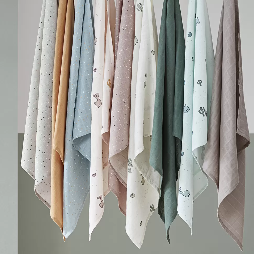 Done by Deer Textile>Lot de 3 Langes - Lalee Bleu