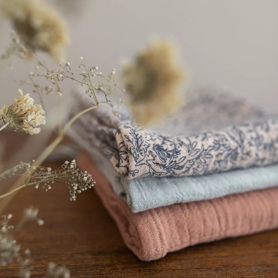 Trixie Baby Textile>Lot de 3 Langes - Lovely Leaves