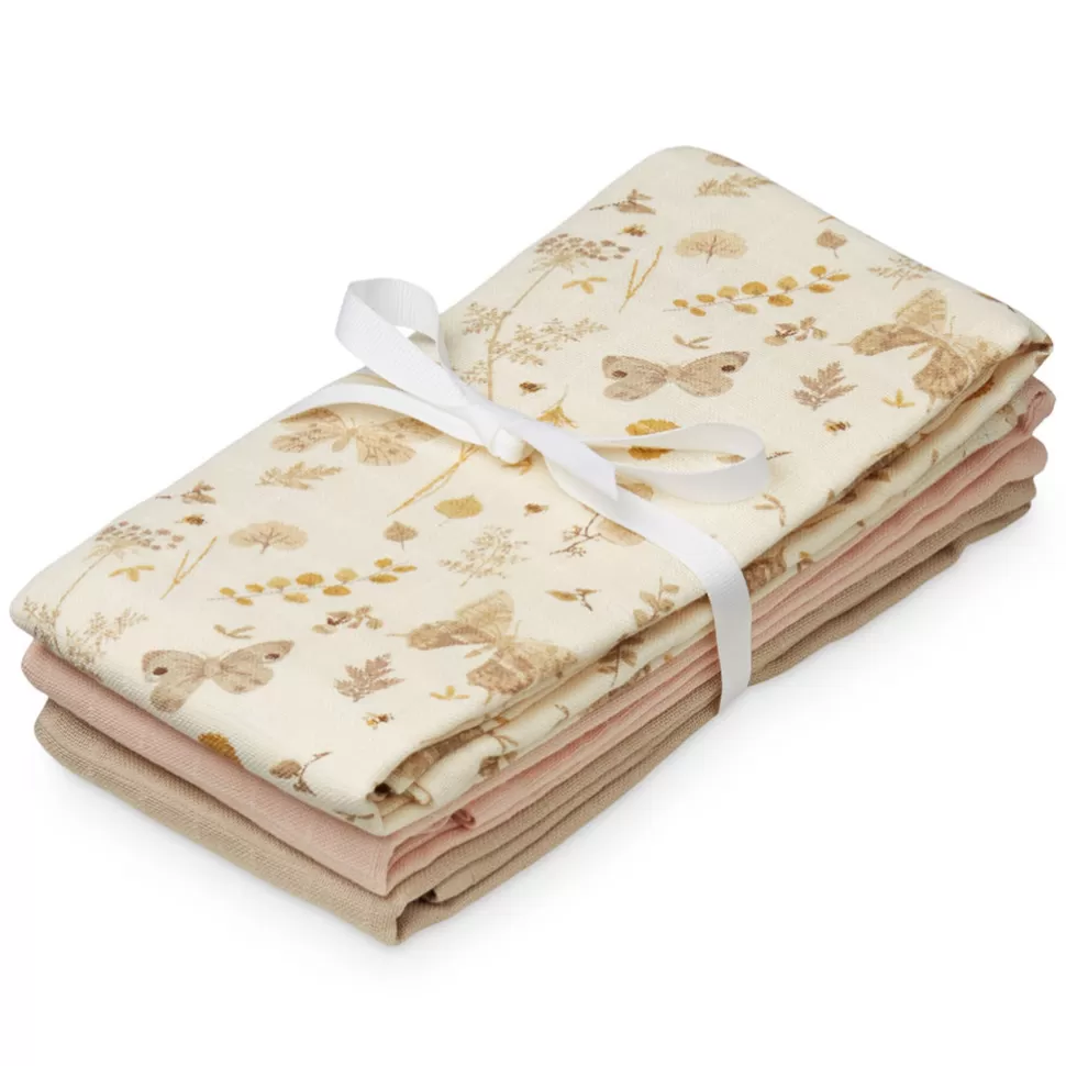 Camcam Copenhagen Textile>Lot de 3 Langes - Mix Butterflies
