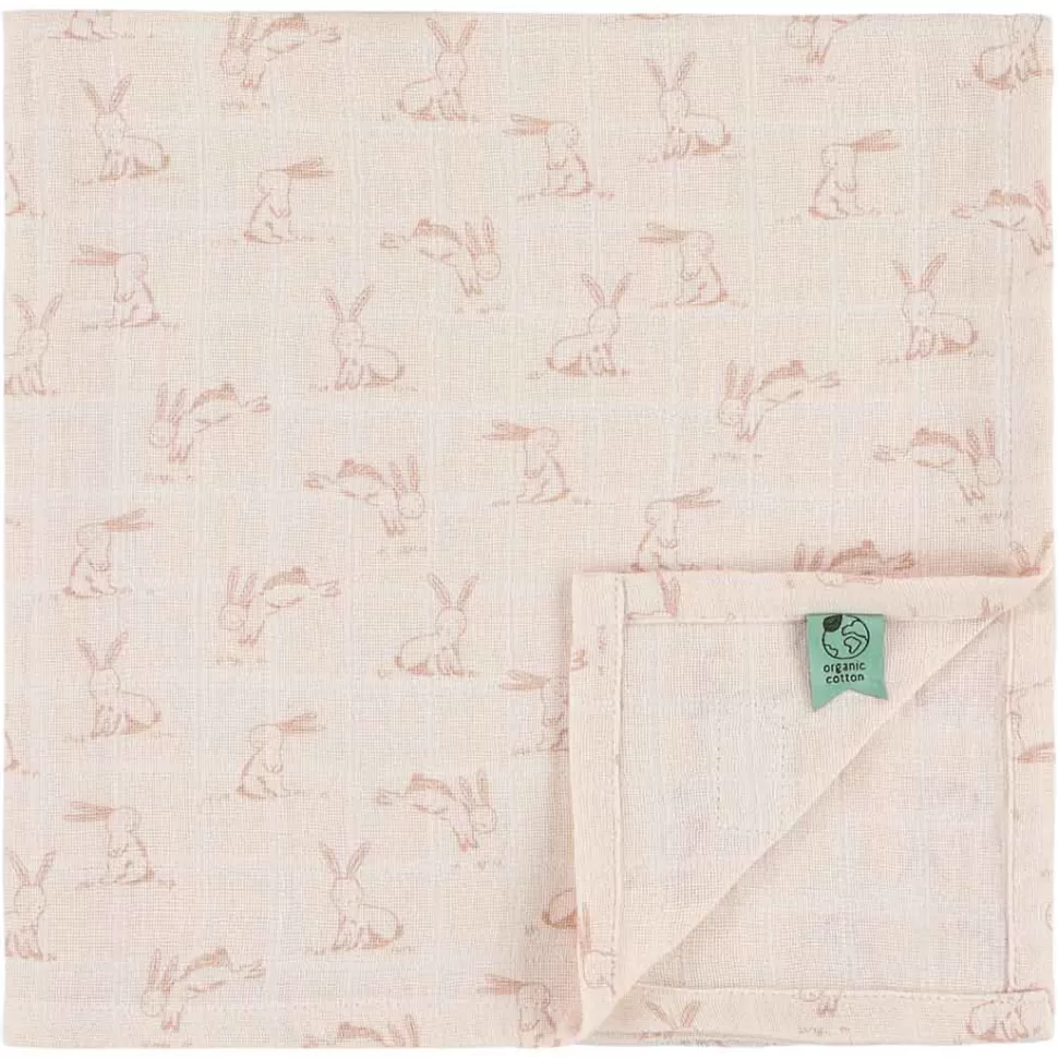 Trixie Baby Textile>Lot de 3 Langes - Rosy Rabbit