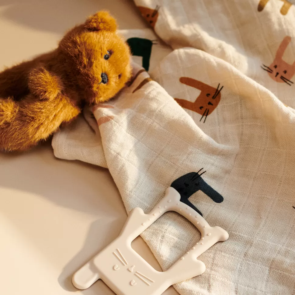 Liewood Textile>Lot de 2 Langes Lewis - Bunny Sandy