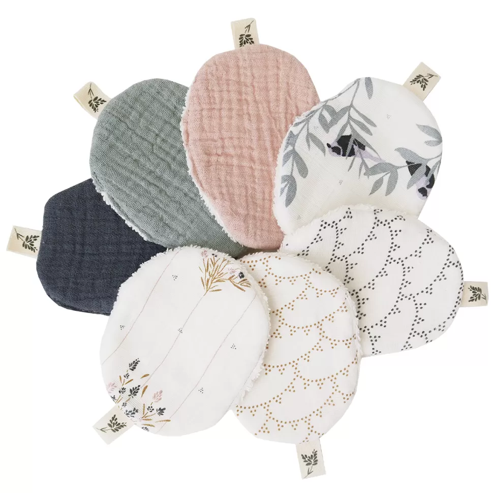 Maison Charlotte Textile>Lot de 7 Lingettes - Madeleine