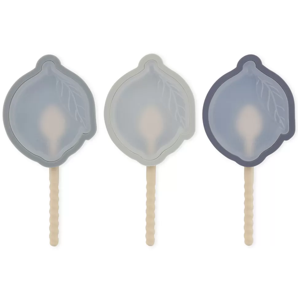 Konges Sløjd Repas>Lot de 3 Moules à Glace Citron - Blue Mix