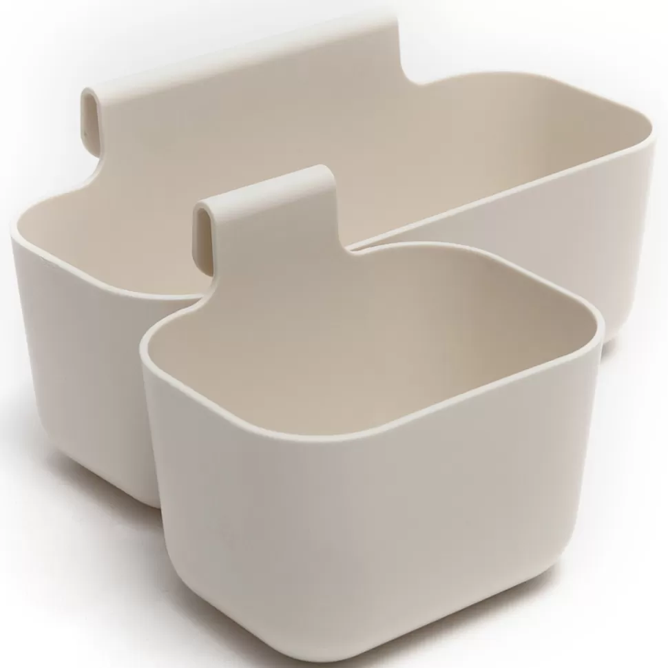 Charlie Crane Table À Langer>Lot de 2 Paniers de Rangement PAGO - Blanc